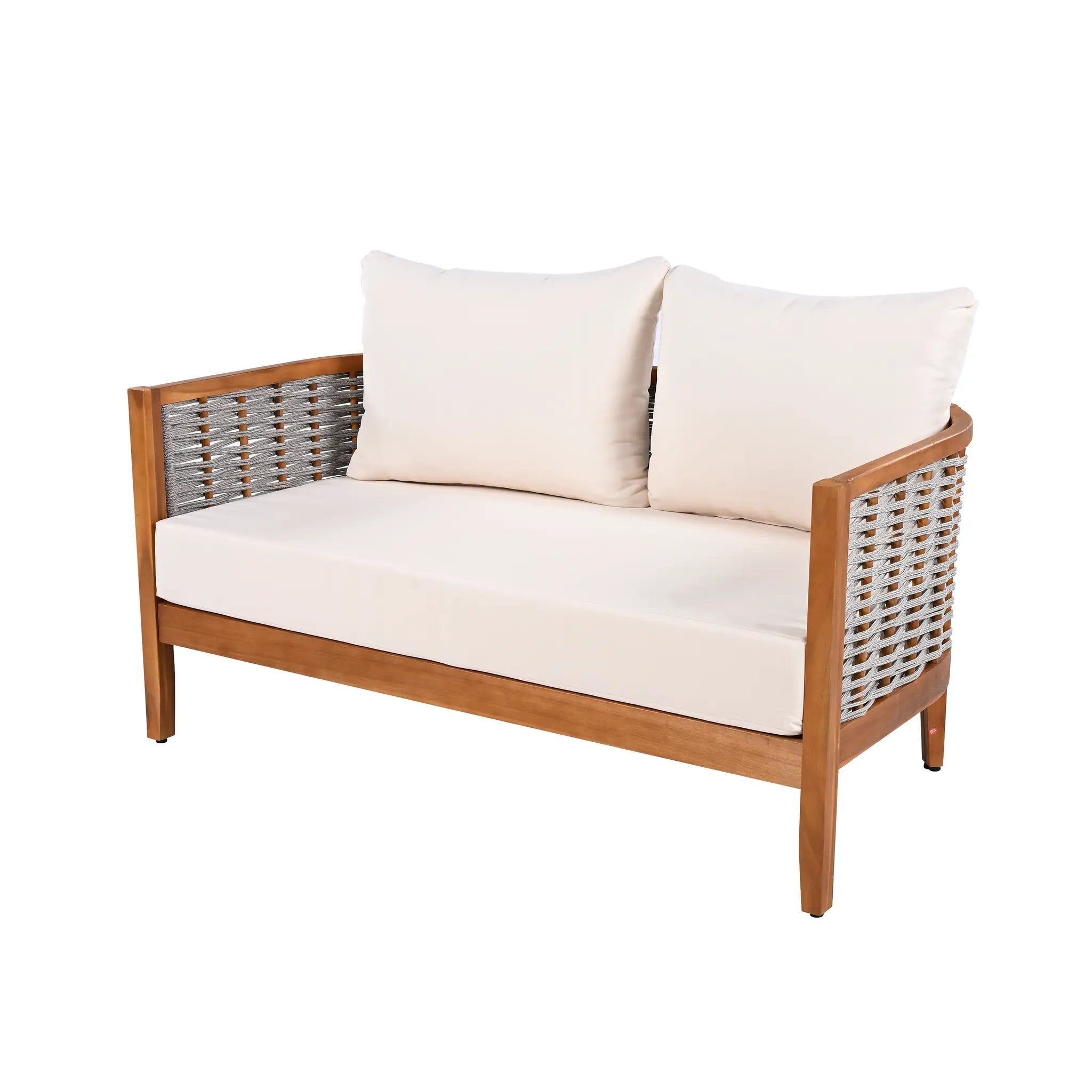 Outdoor Unique Tub Design 4-Seat Sofa Set with Woven Rope by HouseOfZazla