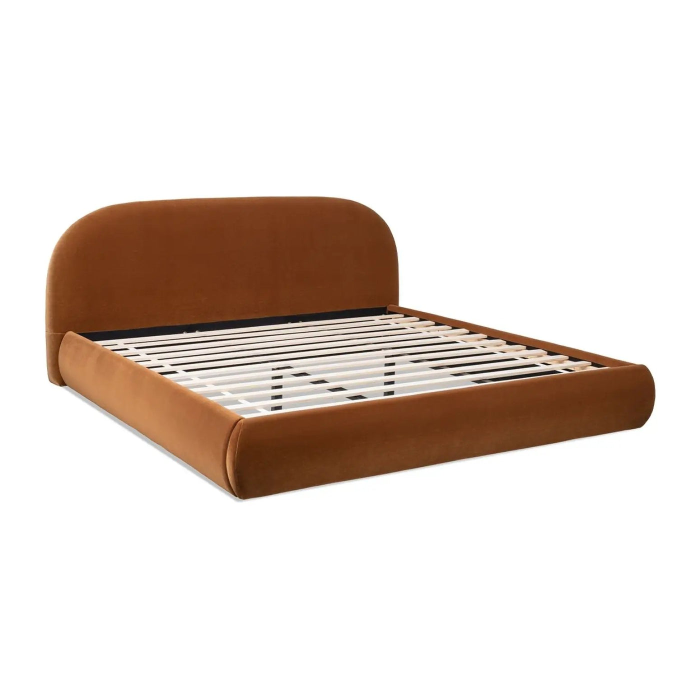 Archie Puffy Grounded - Upholstered Platform Bed by Unique Piece Furniture