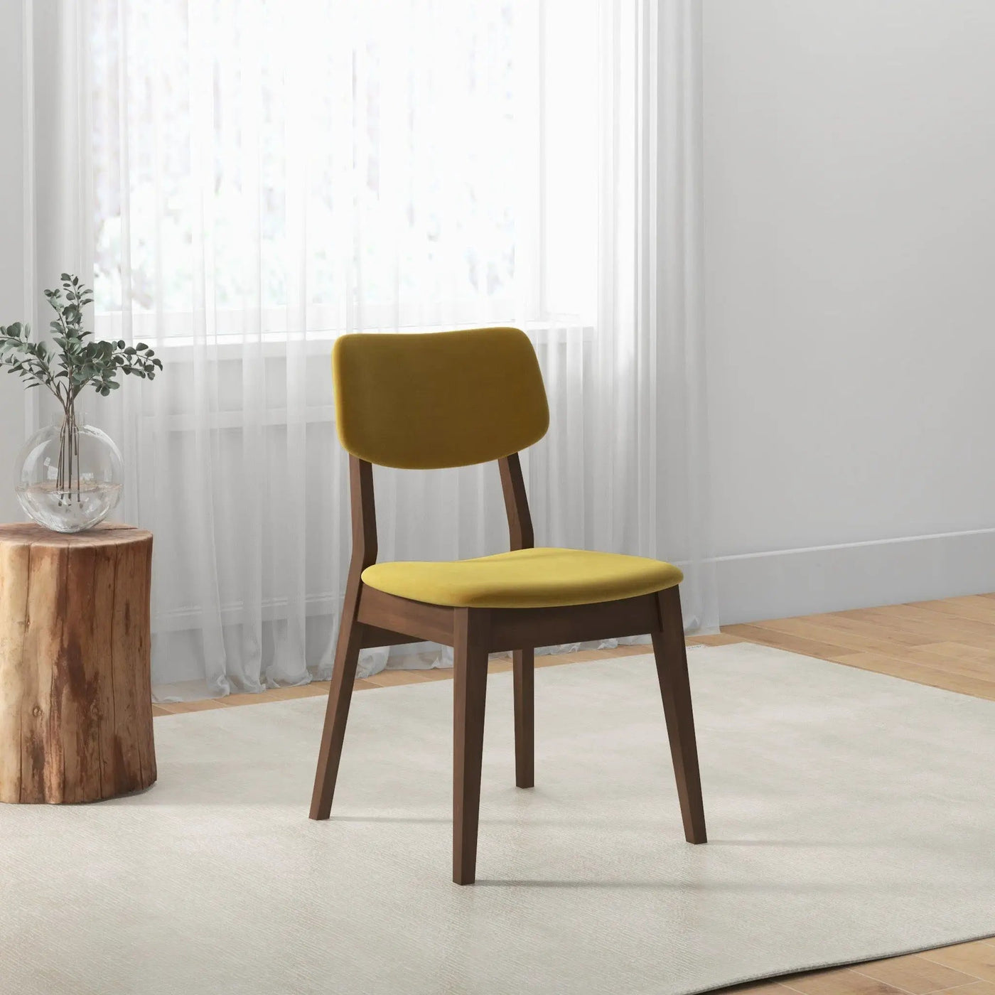 Carlos - Solid Back Side Chair (Set of 2) by HouseOfZazla