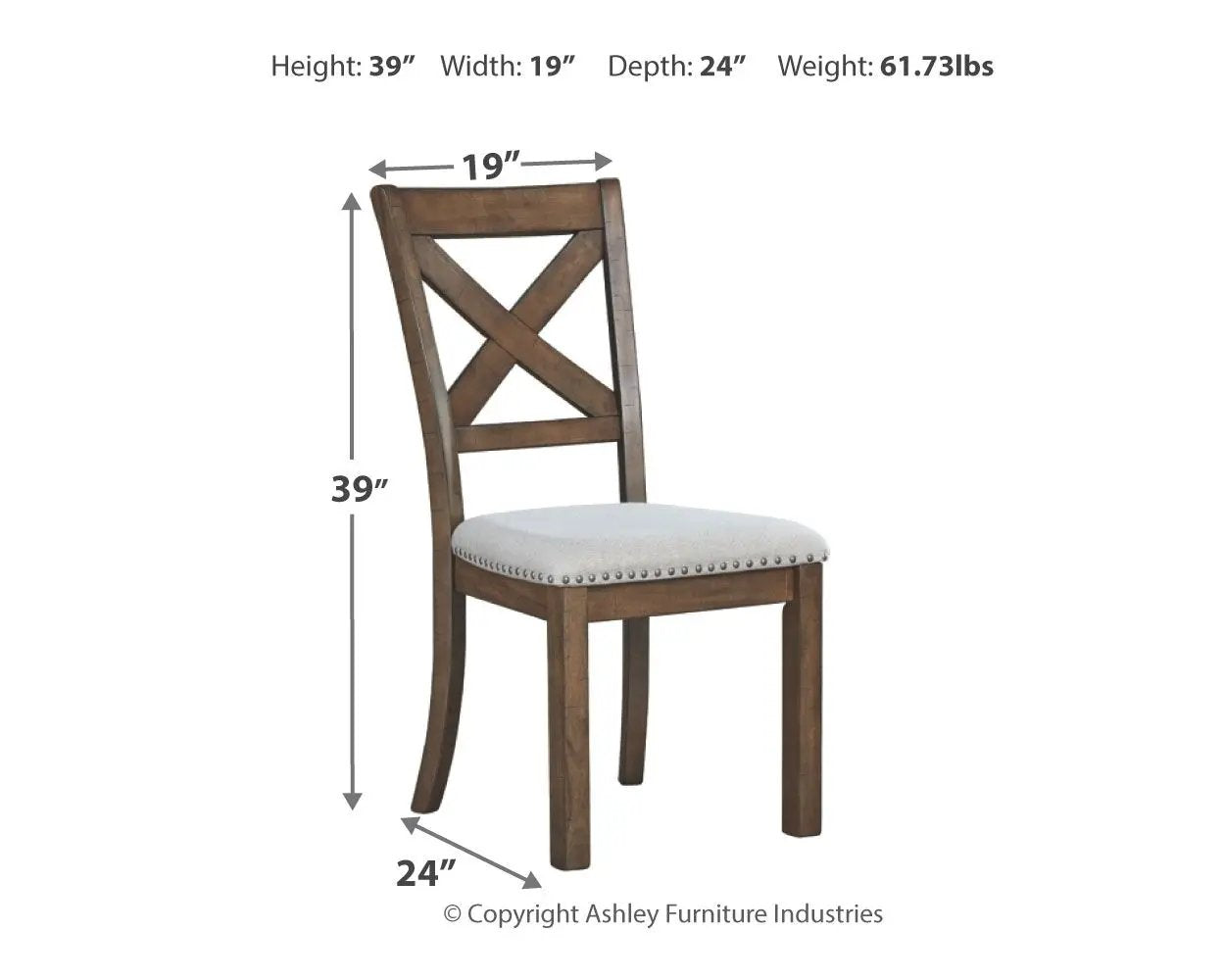 Moriville - Dining UPH Side Chair (Set of 2) - Beige by Unique Piece Furniture