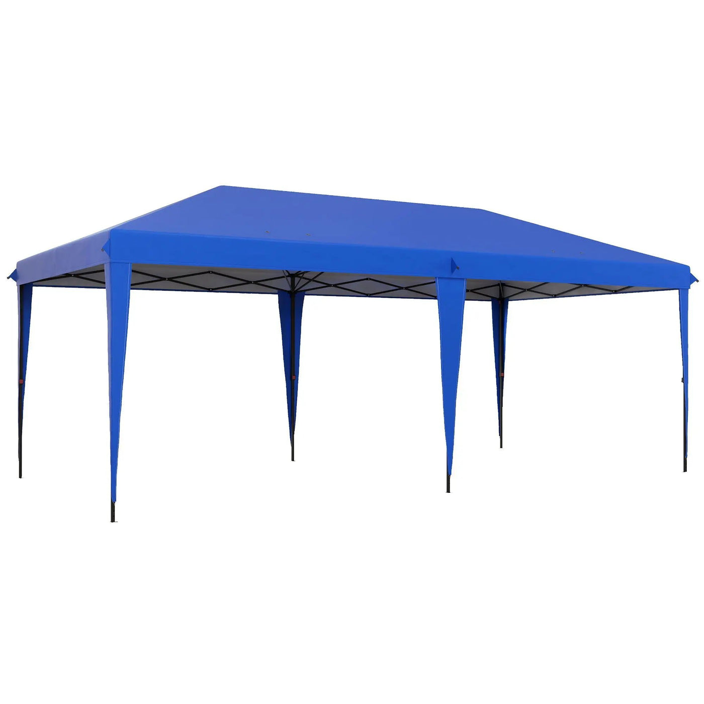 Outsunny - 10' x 19.2' Pop Up Canopy Tent, Heavy Duty Tent For Parties, Outdoor Instant Gazebo Sun Shade Shelter With Carry Bag For Catering, Events, Wedding, Backyard Bbq by Unique Piece Furniture