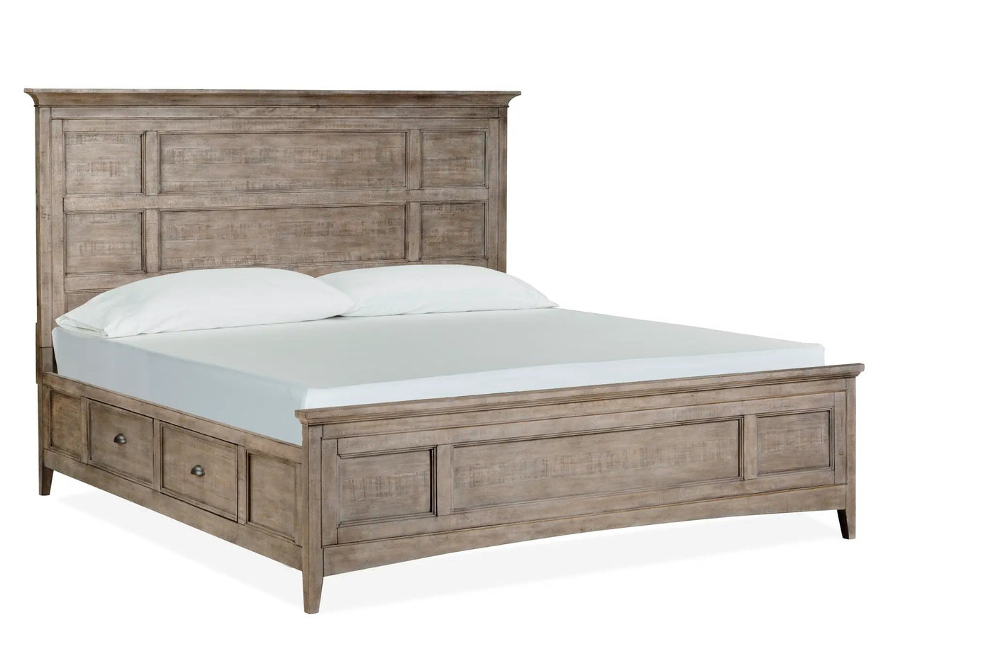 Paxton Place - Complete Panel Bed With Storage Rails by Unique Piece Furniture