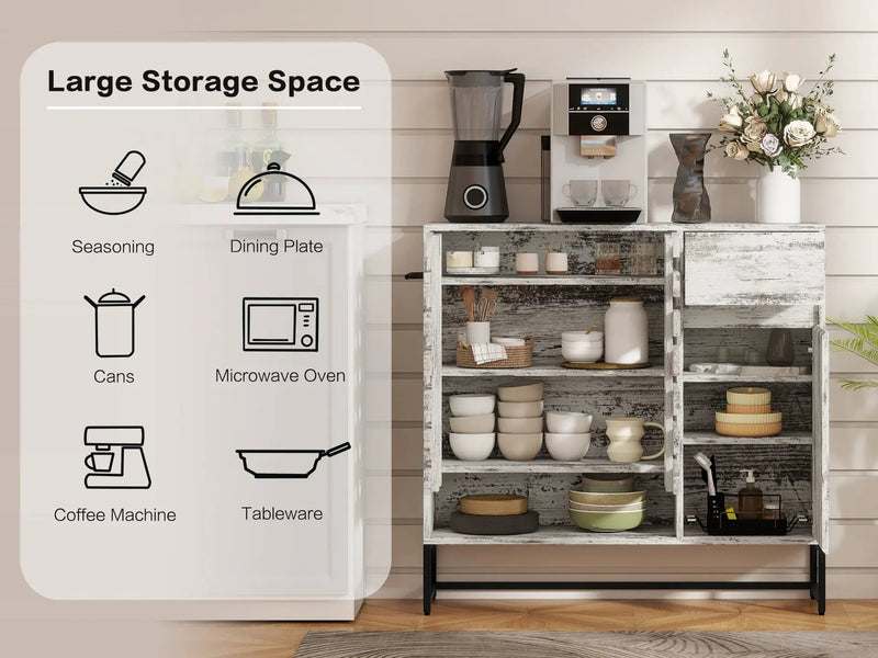 Farmhouse Sideboard Cabinet with Storage by HouseOfZazla