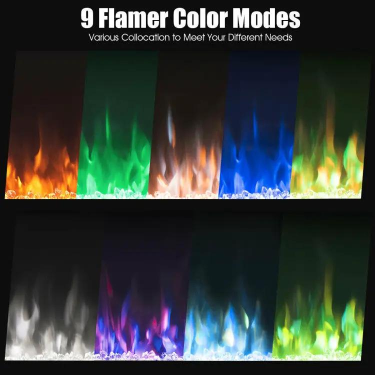 50" Electric Fireplace – Wall Mounted by DirectDeals