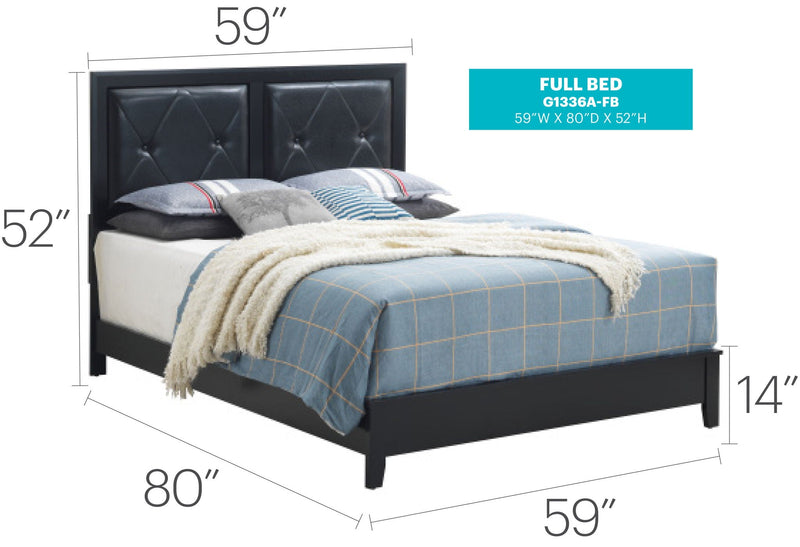 Padded Headboard Bed by HouseOfZazla