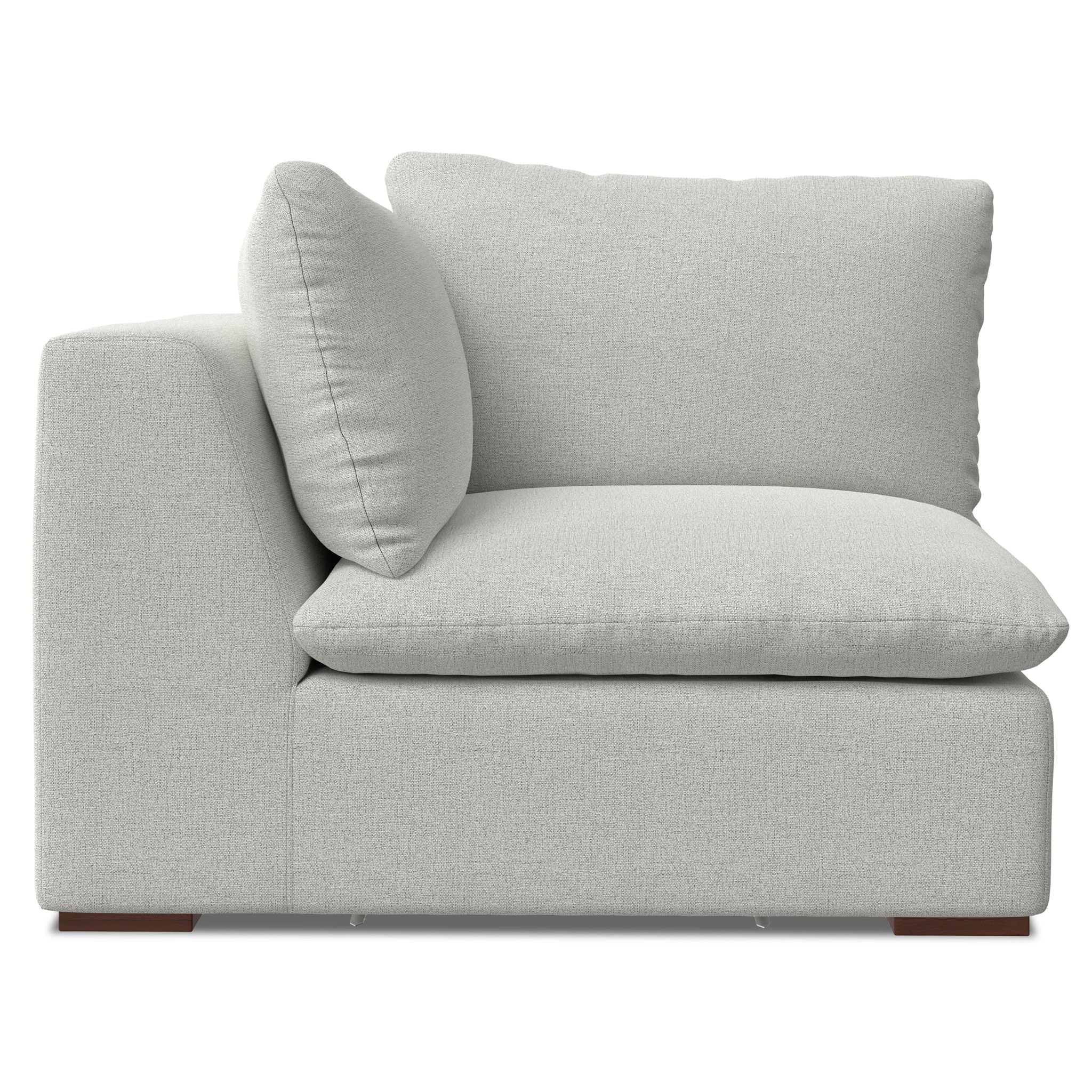 Jasmine - Corner Sofa Module - Gray by HouseOfZazla