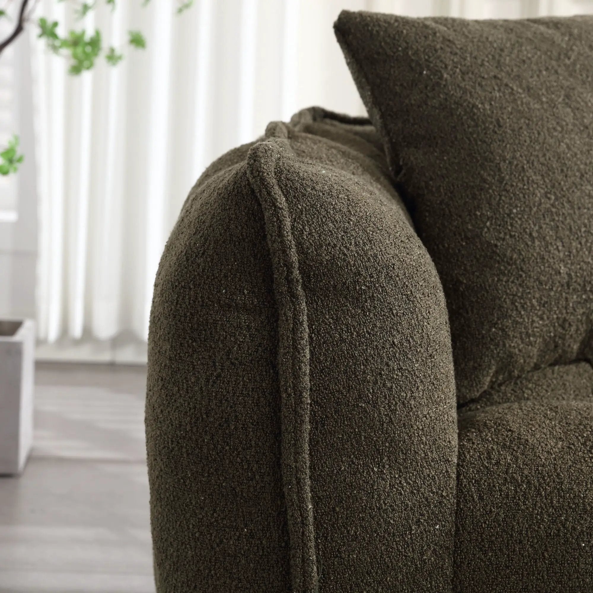 Cozy Beanbag Chair With High Resilience Foam Core For 2 by HouseOfZazla