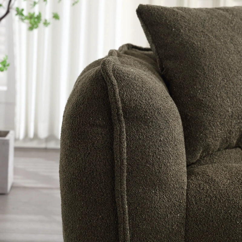 Cozy Beanbag Chair With High Resilience Foam Core For 2 by HouseOfZazla