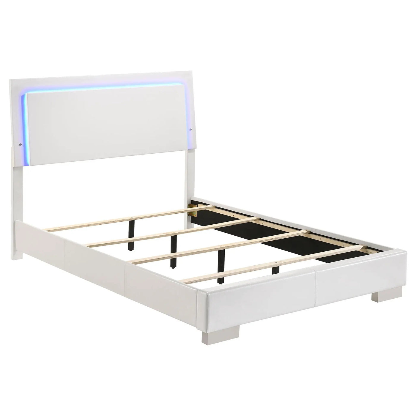 Felicity - LED Panel Bed With Built In Lighting by HouseOfZazla