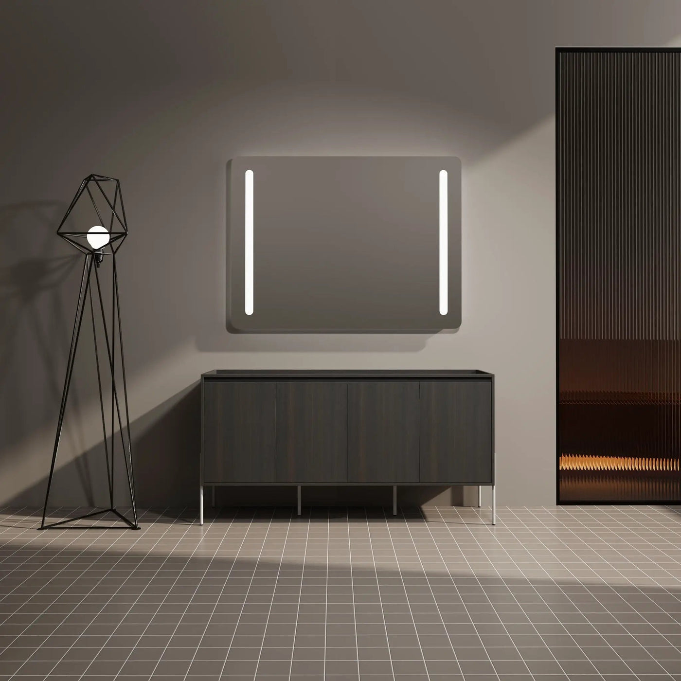 Freestanding Bathroom Vanity & Soft Close Cabinet Doors by HouseOfZazla