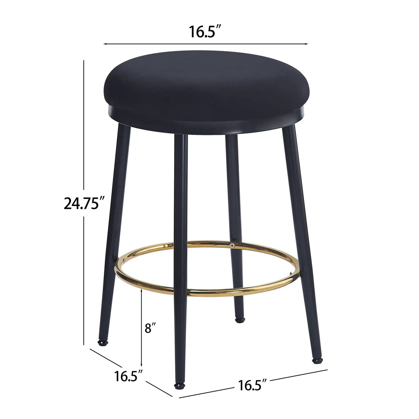 Stylish Design Counter Stools (Set of 2) by HouseOfZazla