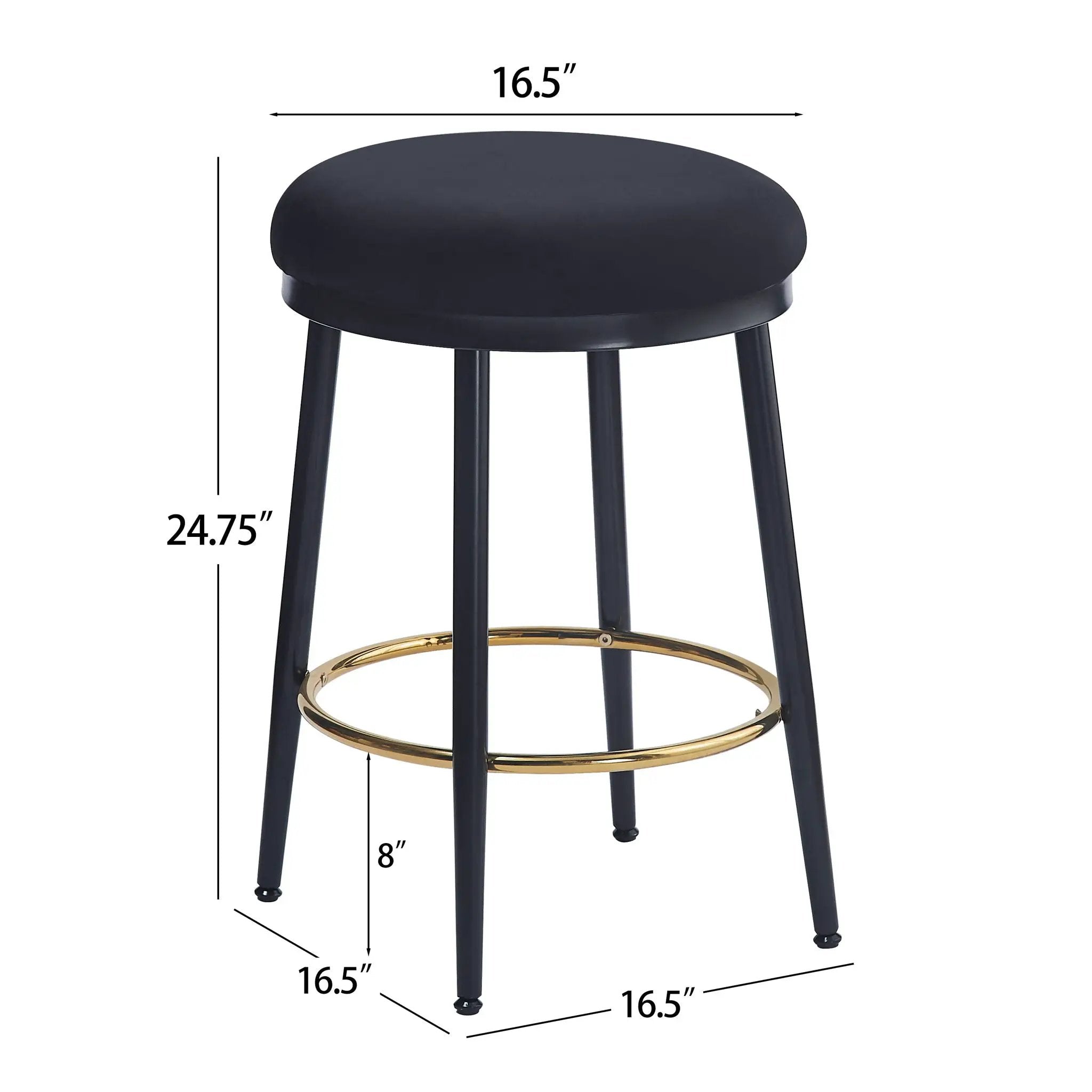 Stylish Design Counter Stools (Set of 2) by HouseOfZazla