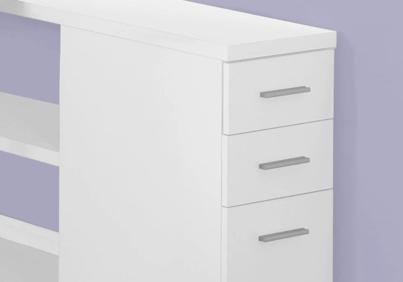 Computer Desk, Home Office, Corner, Left, Right Set - Up, Storage Drawers, L Shape, Laptop, And Contemporary & Modern by Unique Piece Furniture