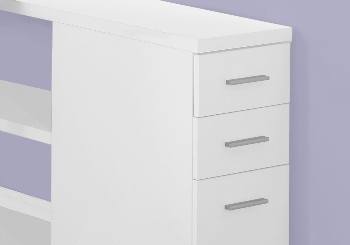 L-Shape Computer Desk with Storage Drawers - Multiple Colors, photo 14 of 16