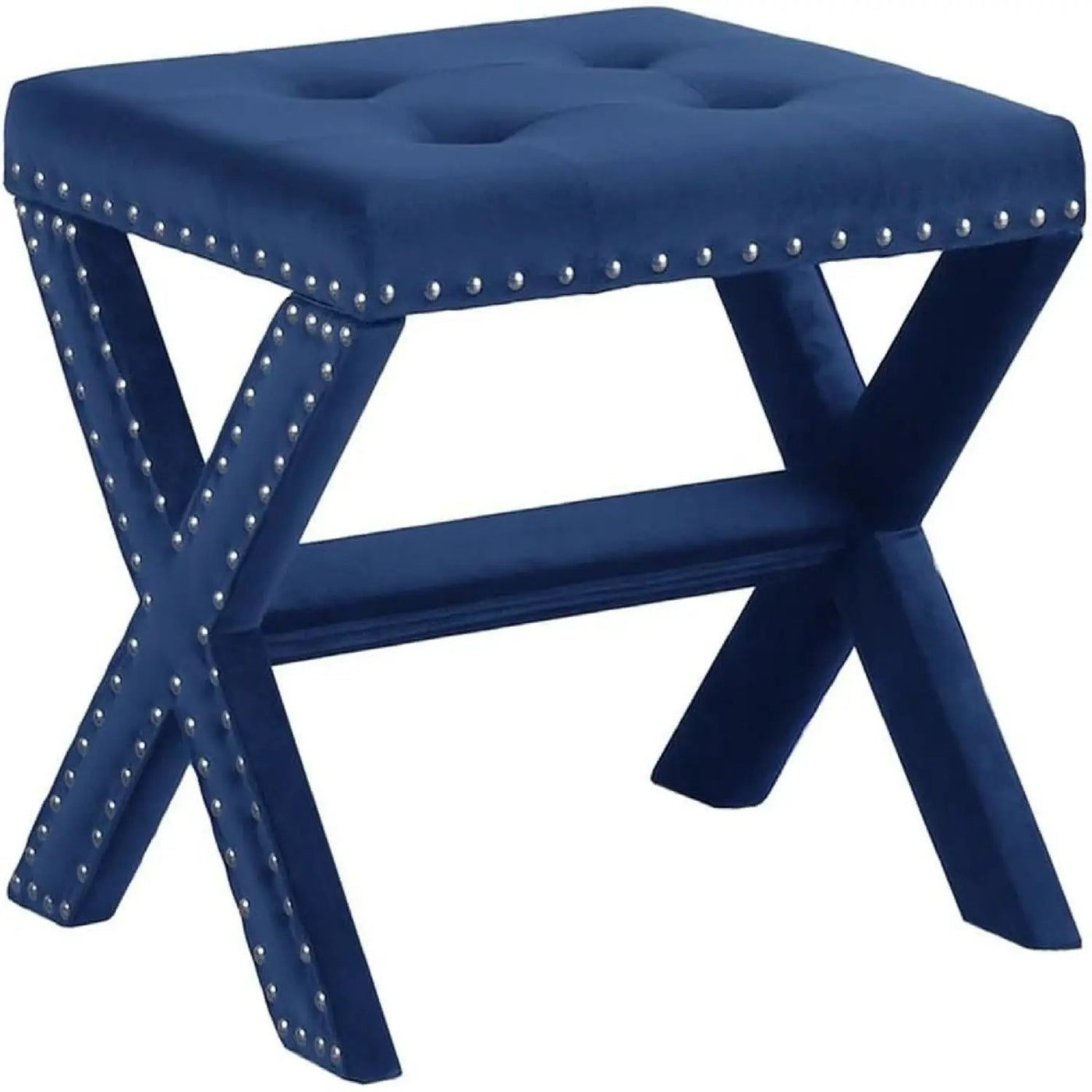 Upholstered Accent Bench With Nailhead Trim by HouseOfZazla