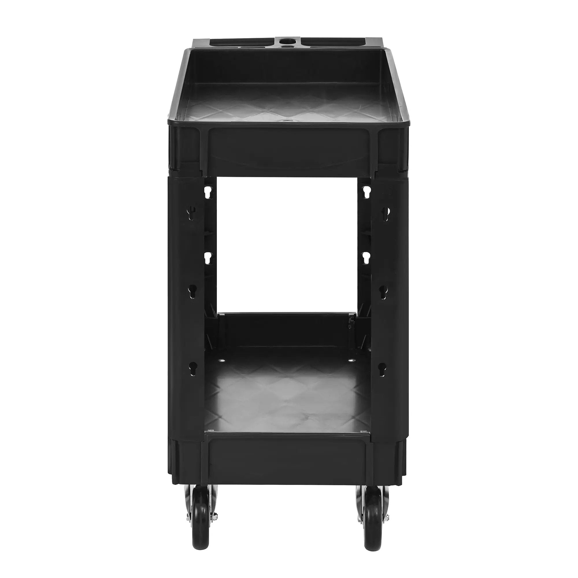 Two-Shelf Utility Cart with Wheels, 600 lbs Capacity by HouseOfZazla