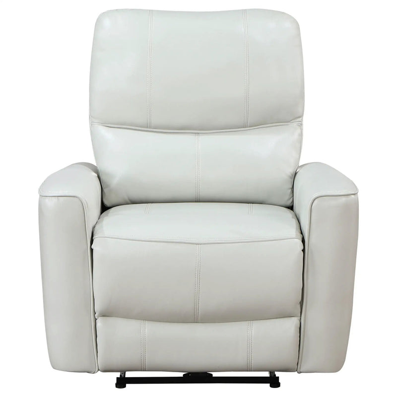 Greenfield Upholstered Power Recliner Chair Dove Grey by Unique Piece Furniture