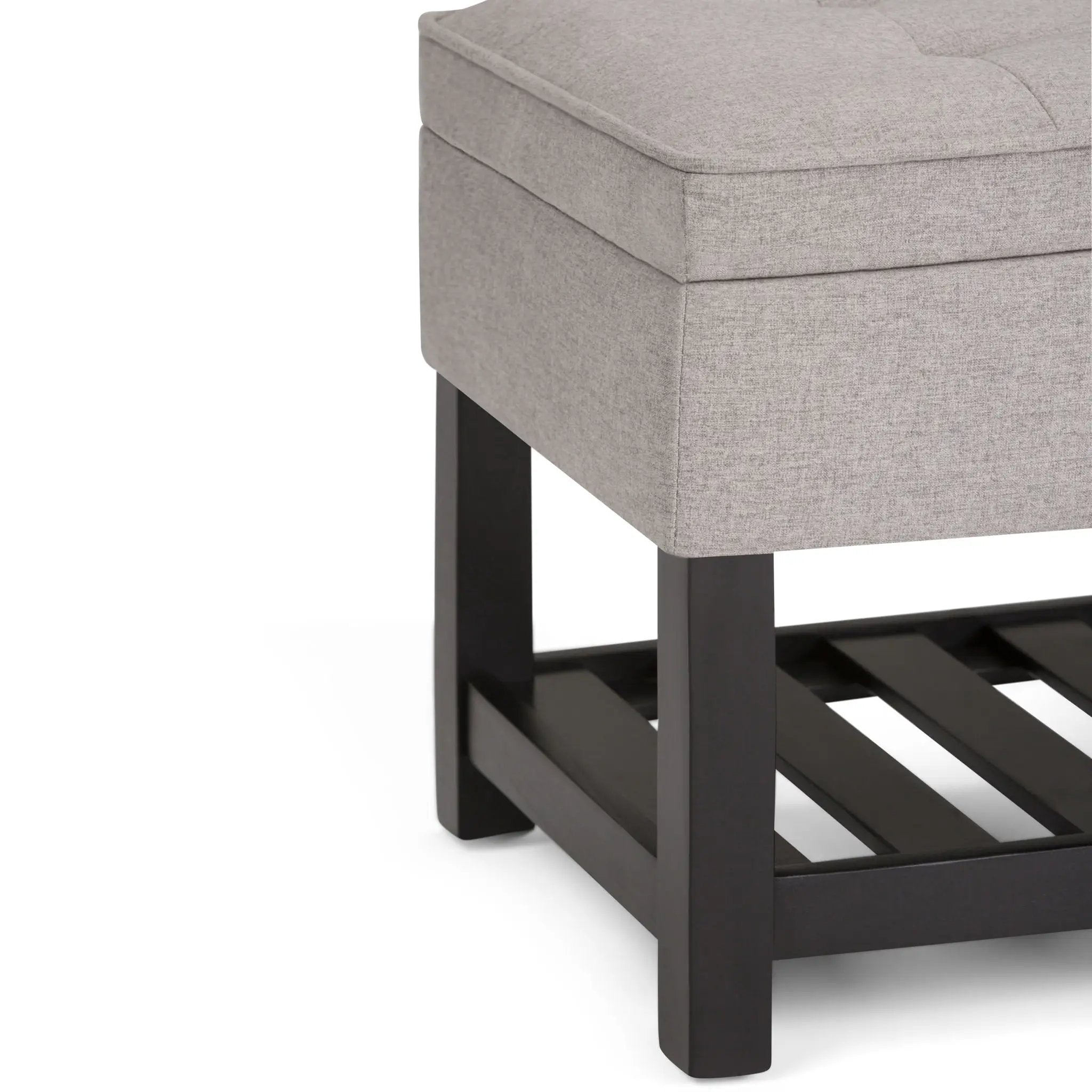 Cosmopolitan - Storage Ottoman Bench With Open Bottom by HouseOfZazla