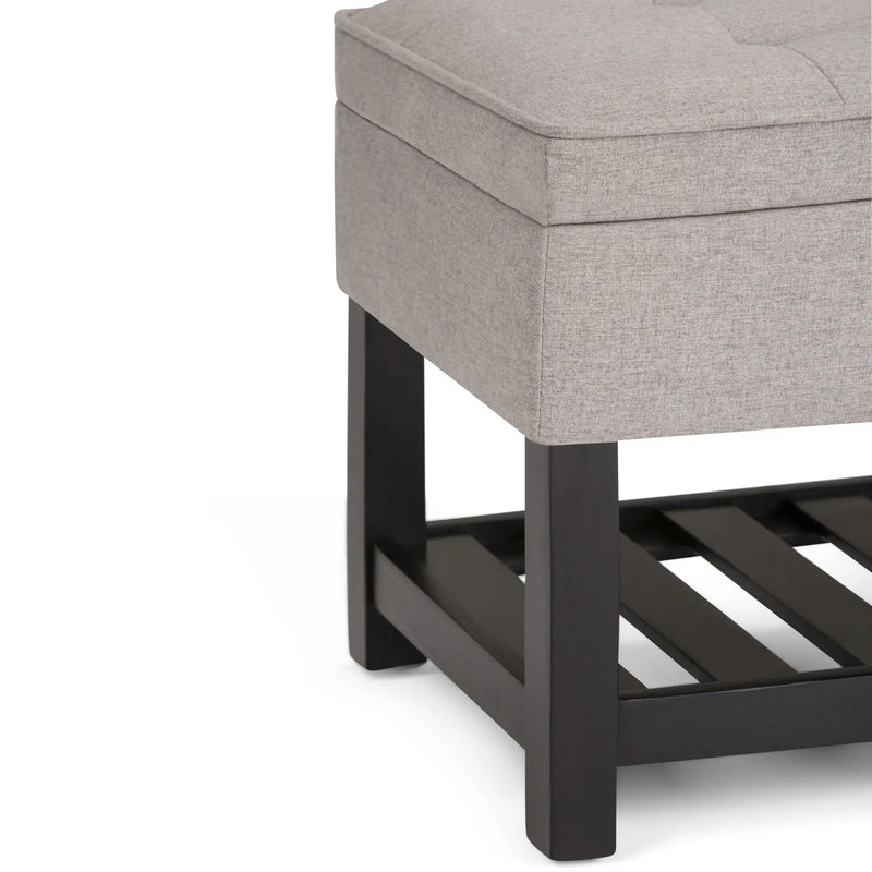 Cosmopolitan - Storage Ottoman Bench With Open Bottom by HouseOfZazla