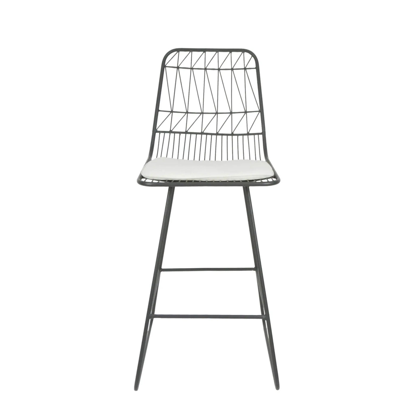 Yearning Iron Counter Stool With Water Resistant Cushion by HouseOfZazla
