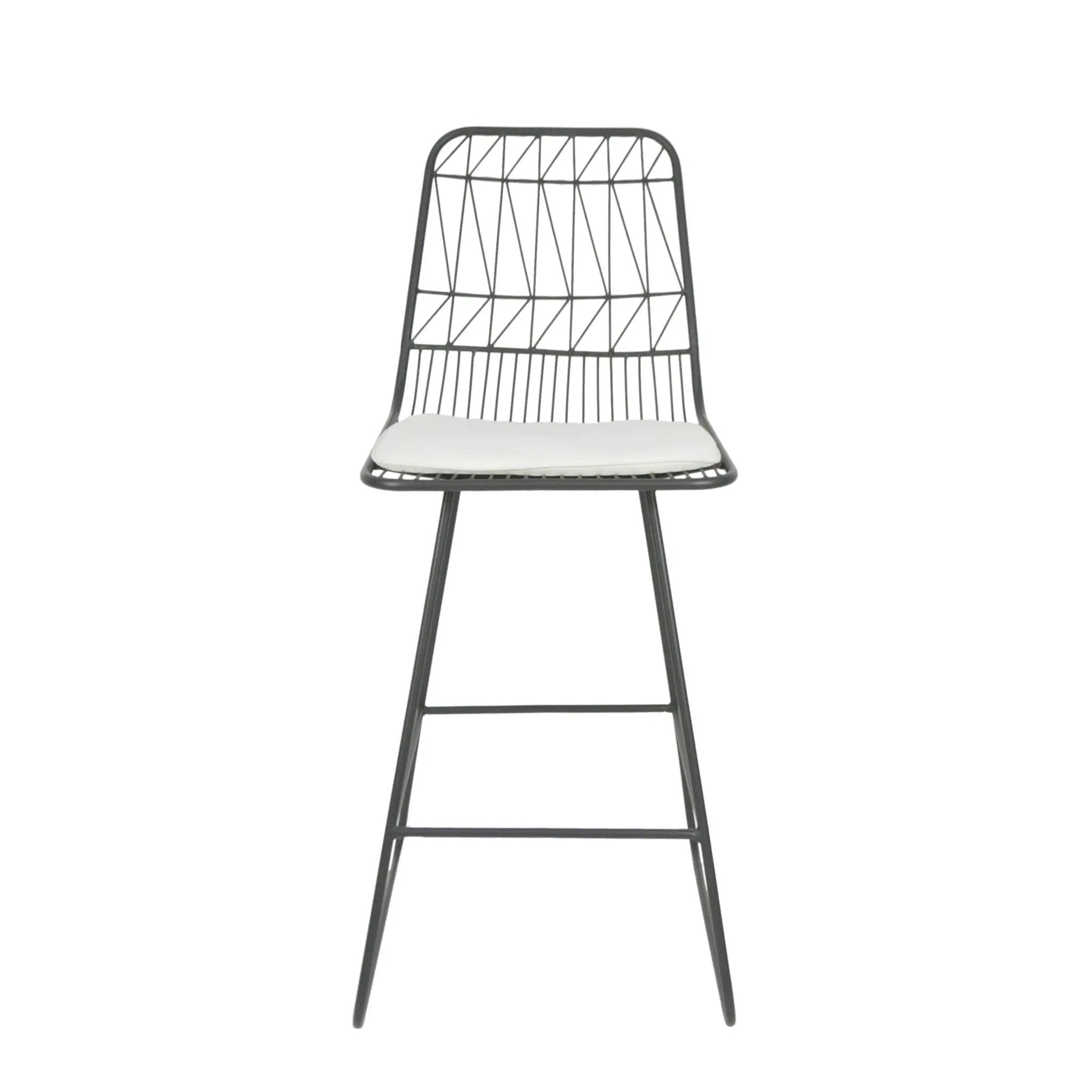 Yearning Iron Counter Stool With Water Resistant Cushion by HouseOfZazla