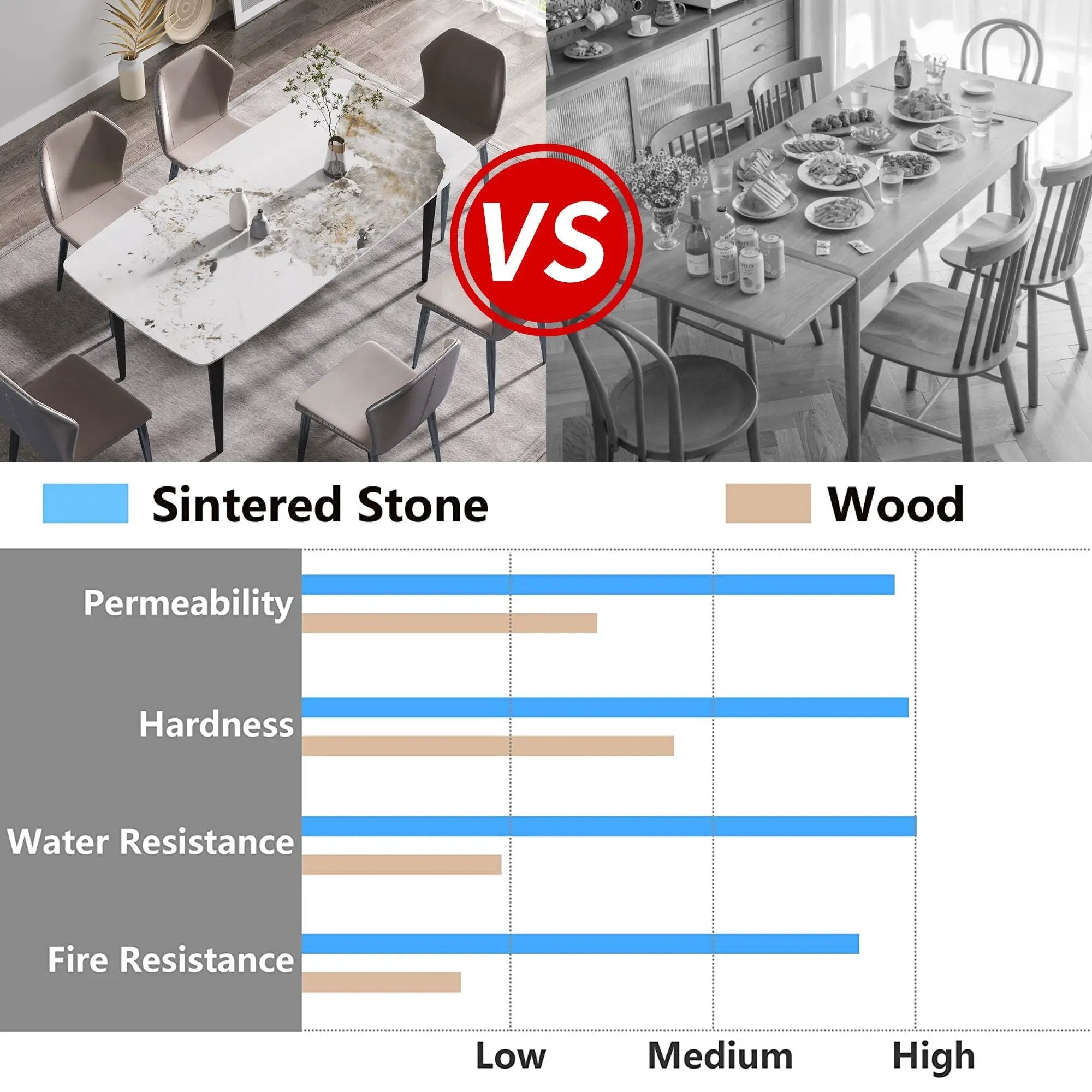 70.87" Modern Artificial Stone Pandora White Curved Black Metal Leg Dining Table - Antique White by HouseOfZazla