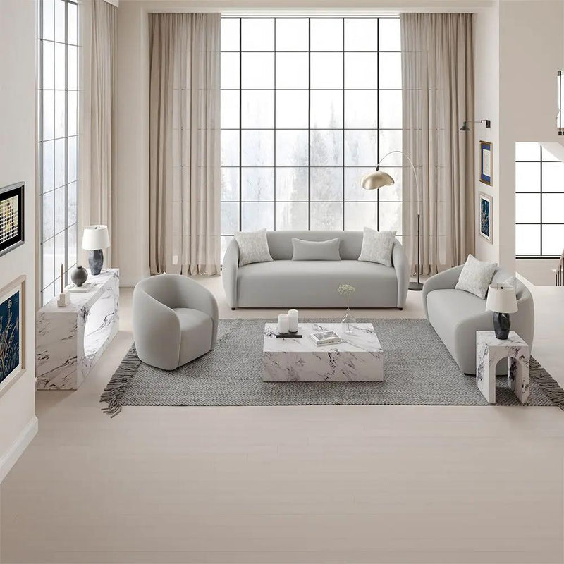 Fritzy - 48" Coffee Table - Engineered Stone by Unique Piece Furniture