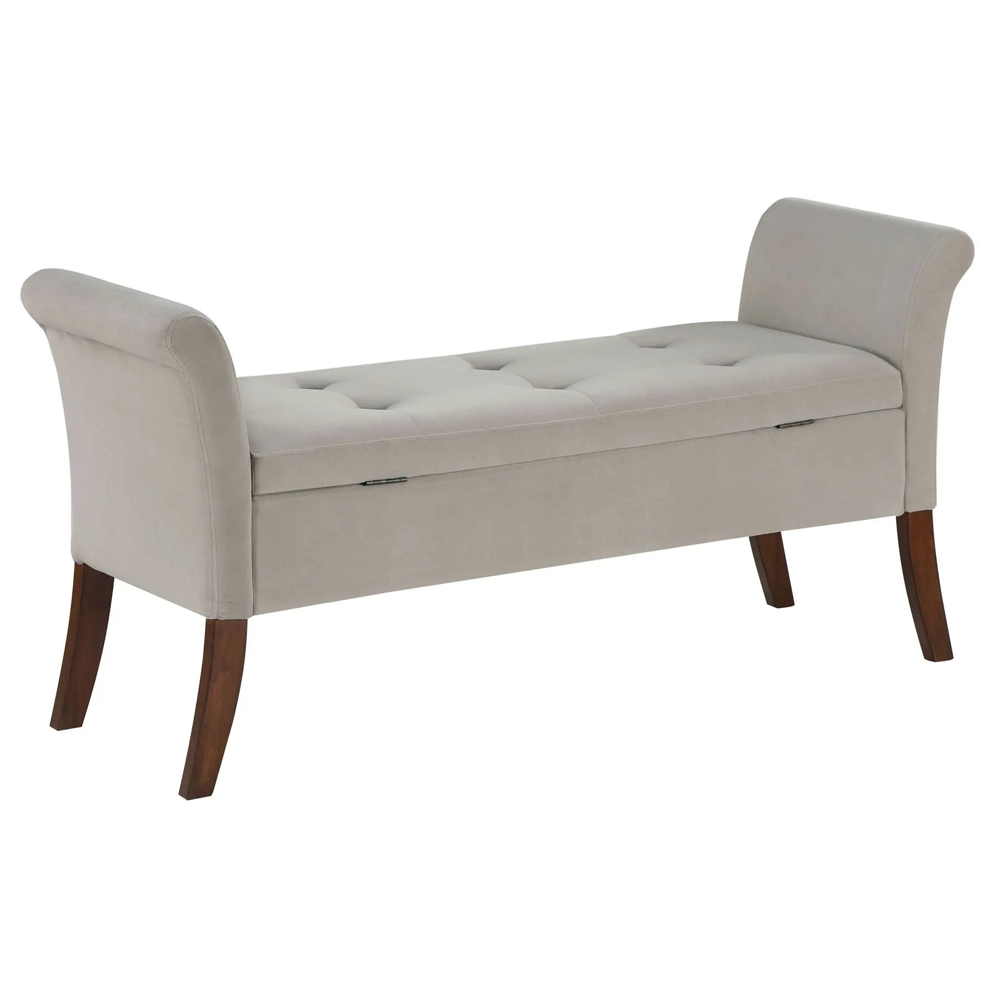 Pasley - Rolled Arm Storage Bench by HouseOfZazla