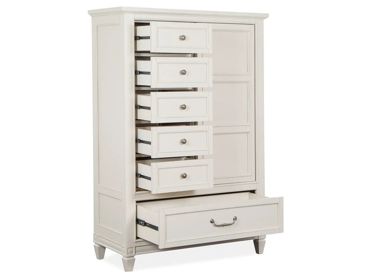 Willowbrook - Door Chest - Egg Shell White With Slight Rub Through, photo 7 of 7