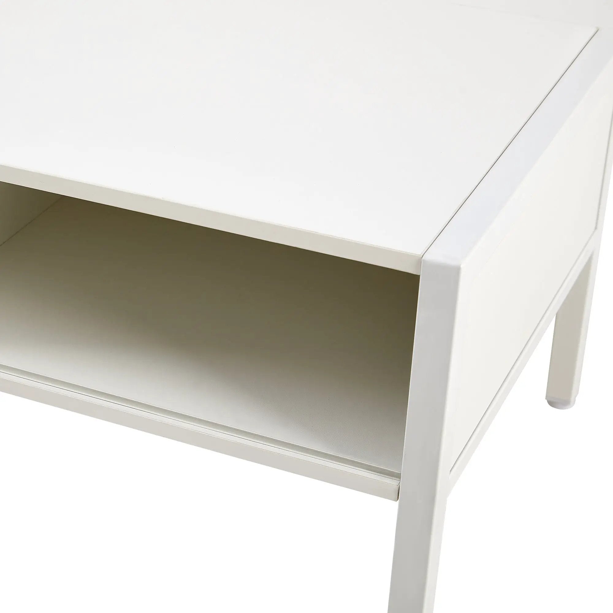 Modern Rattan Coffee Table with Sliding Door by HouseOfZazla