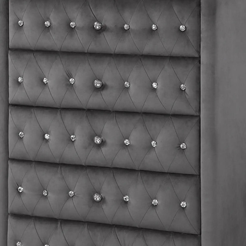 Sophia - 5 Drawer Chest - Gray by HouseOfZazla