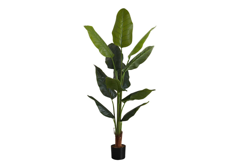 59" Tall Artificial Strelitzia Tree with Adjustable Leaves - Green, photo 3 of 4