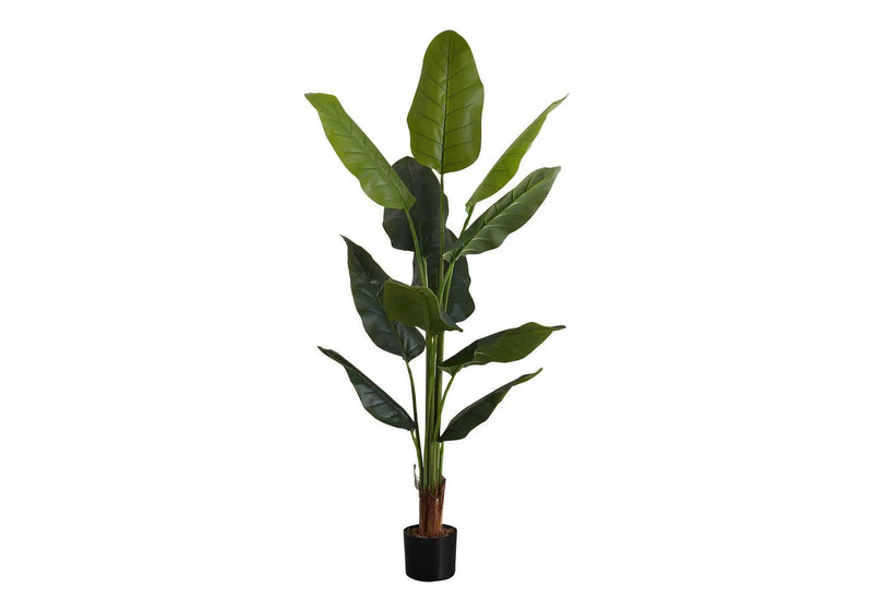 59" Tall Artificial Strelitzia Tree Indoor Faux Plant by HouseOfZazla