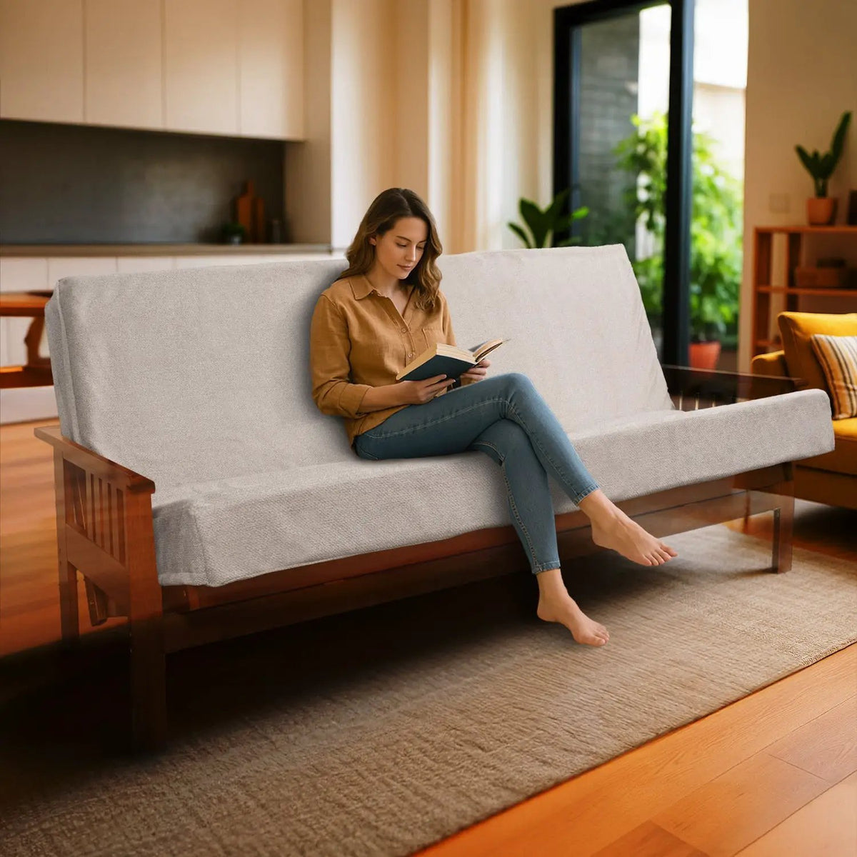 Memory Foam Infused Futon Mattress Full XL by HouseOfZazla