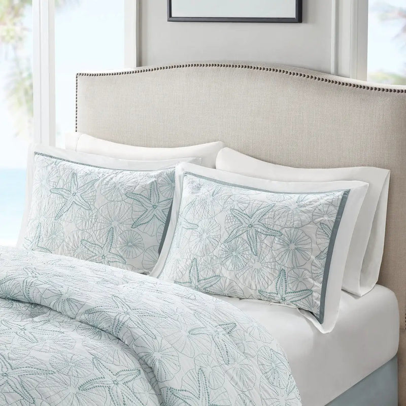 Comforter Set White King by HouseOfZazla