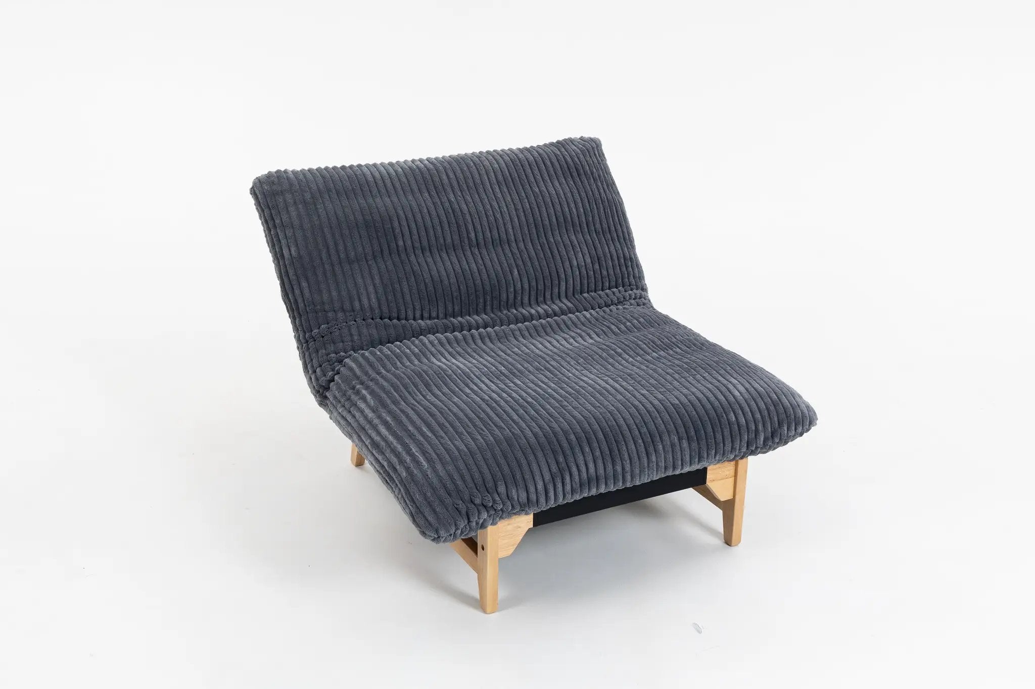 Bean Bag Chair for Adults with Solid Wood Frame by HouseOfZazla