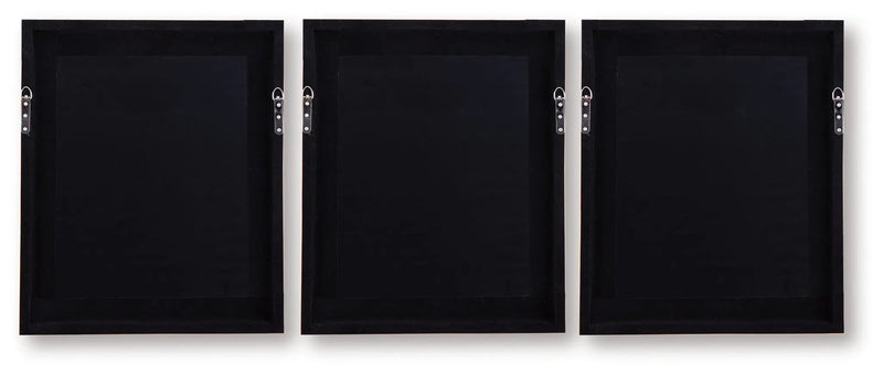 Hendridge - Wall Art Set (Set of 3) - Taupe / White by Unique Piece Furniture