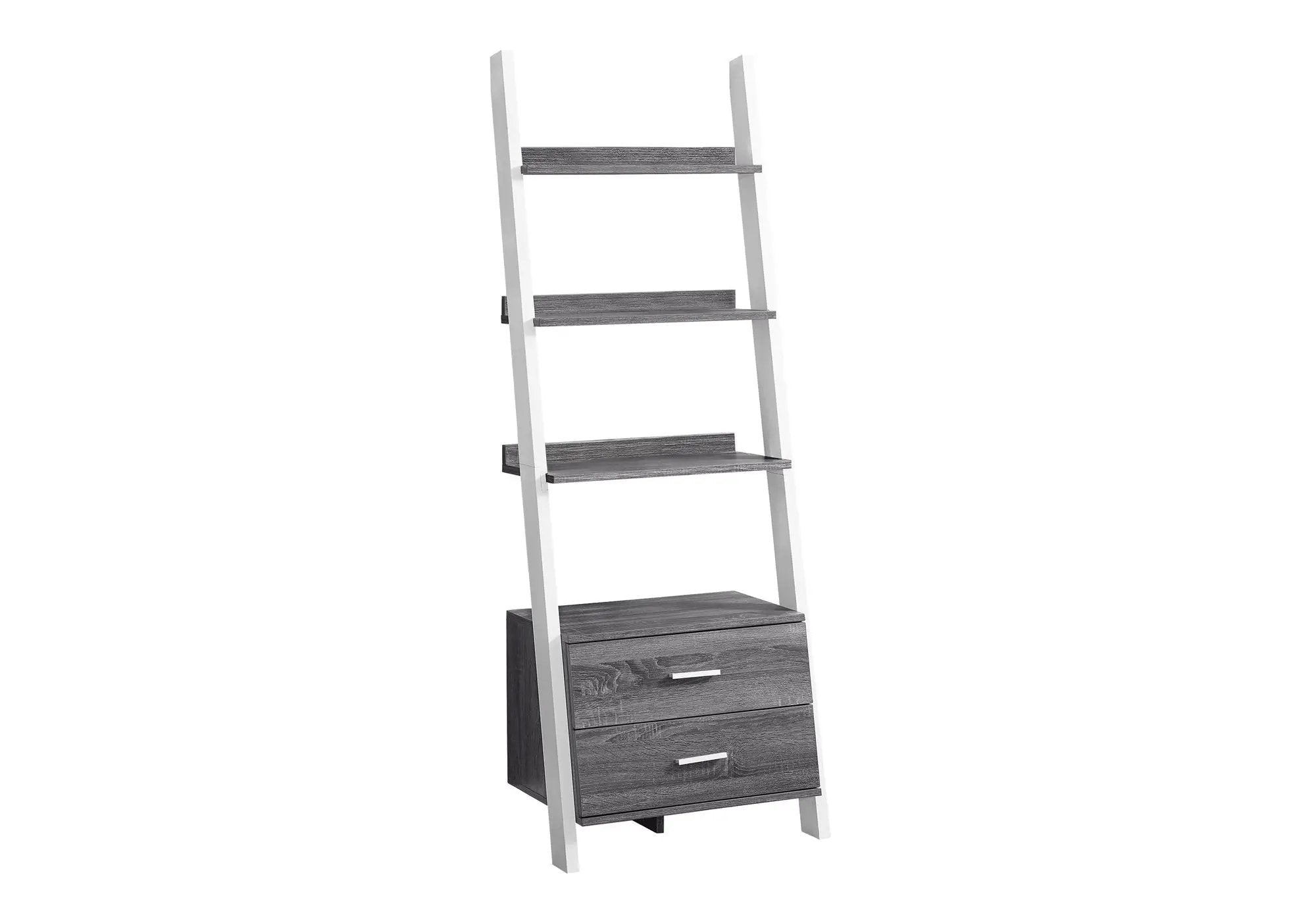 Contemporary Corner Ladder Bookshelf for Office by HouseOfZazla