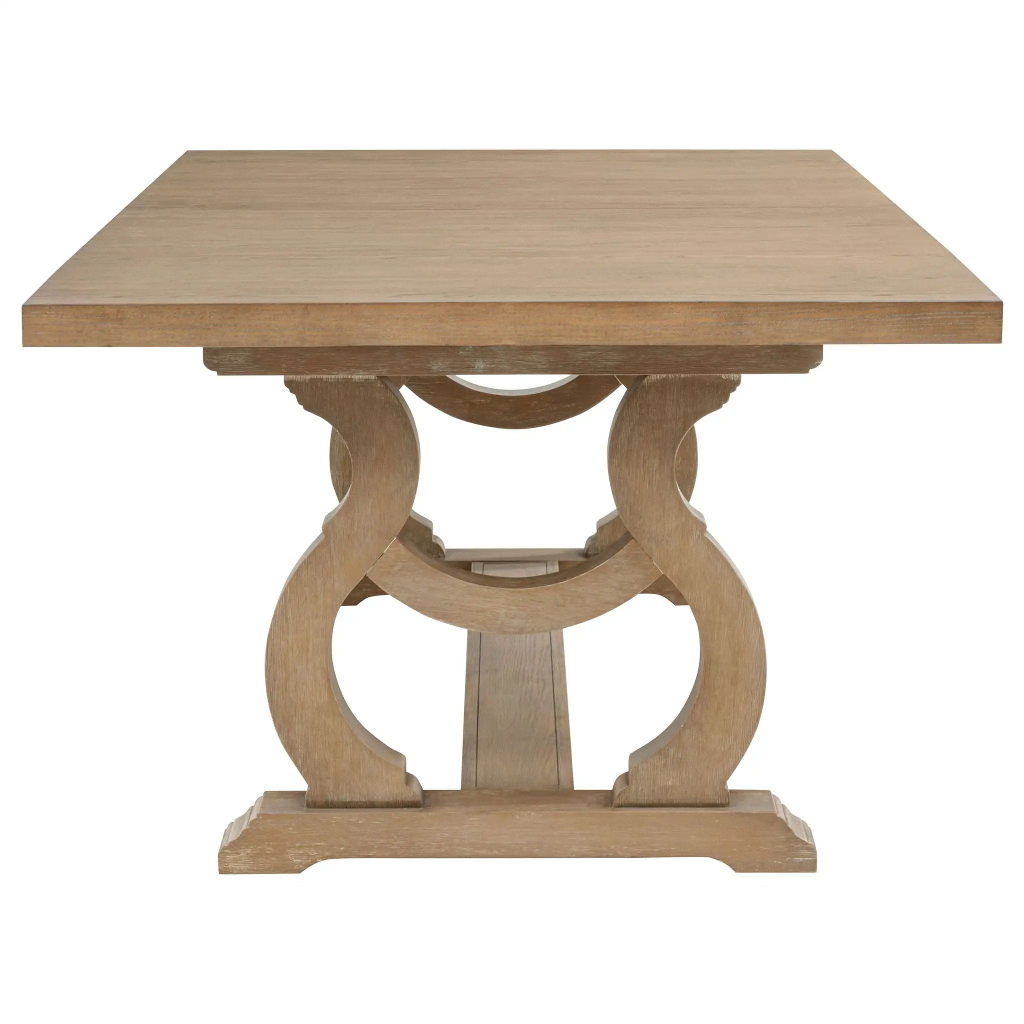 Brockway 104-inch Extension Leaf Dining Table Barley Brown by Unique Piece Furniture