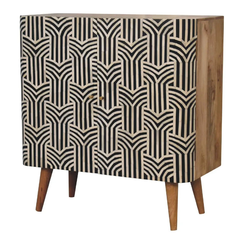 Edessa Bone Inlay Cabinet by Unique Piece Furniture