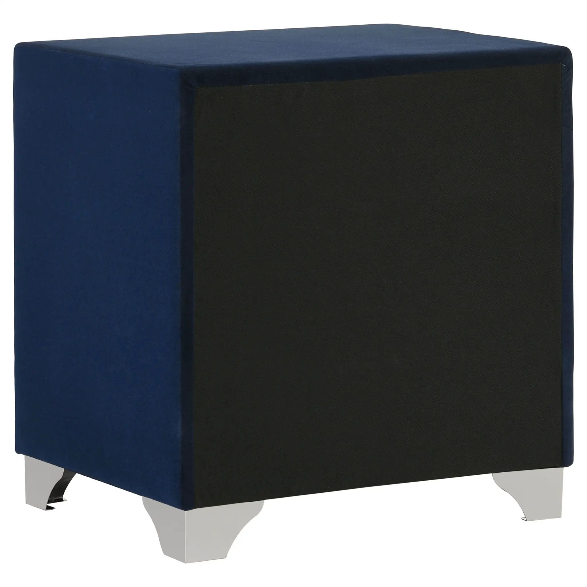Melody Upholstered 2-drawer Nightstand Pacific Blue by Unique Piece Furniture
