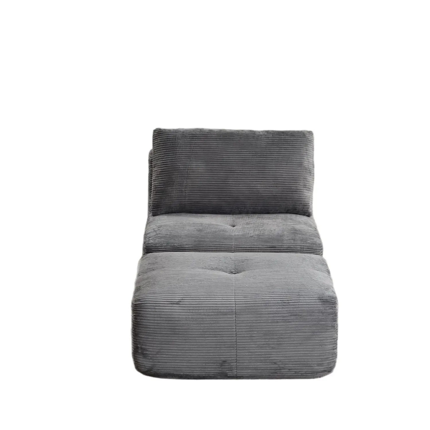 Single Chaise Longue With Movable Ottoman For Living Room by HouseOfZazla