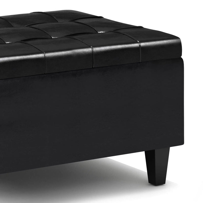 Harrison - Upholstered Coffee Table Storage Ottoman by HouseOfZazla