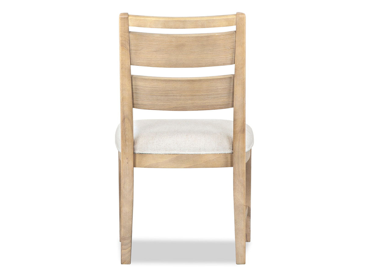 Somerset - Dining Side Chair With Upholstered Seat (Set of 2) - Butternut and Omari Natural, photo 6 of 7