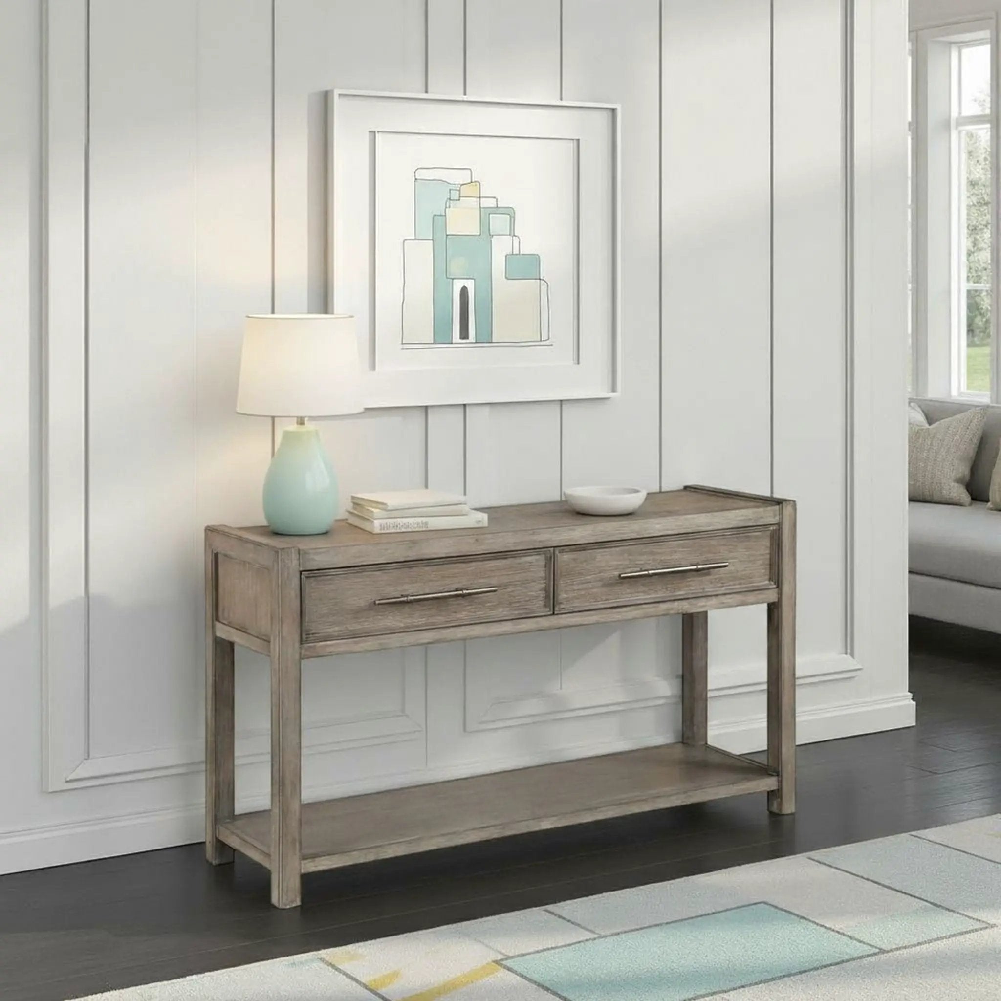 Cypress Lane - Sofa Table - White Oak by HouseOfZazla