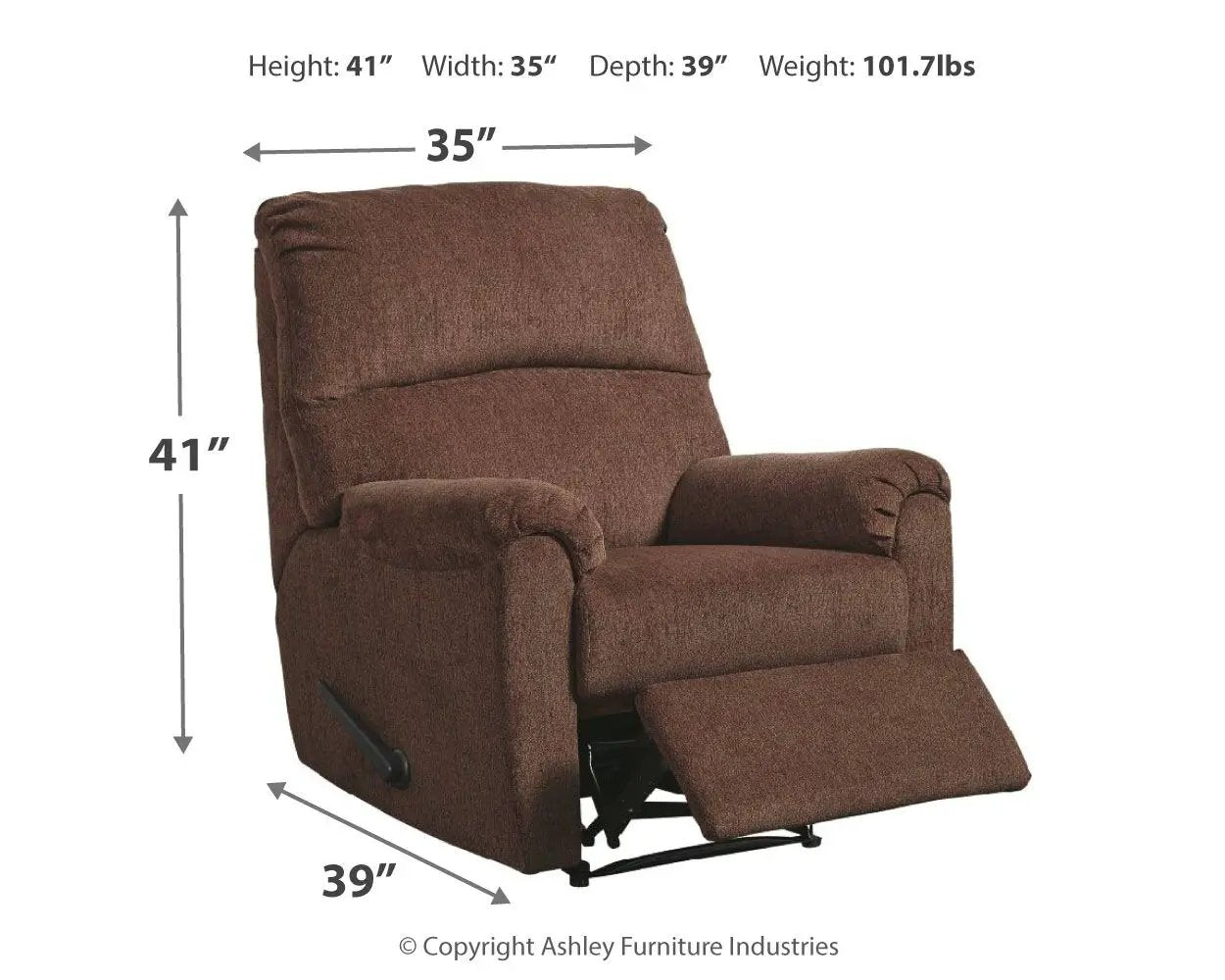 Nerviano - Recliner by Unique Piece Furniture