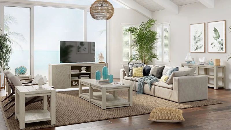 Burgess - Rectangular End Table - Calico Gray by Unique Piece Furniture