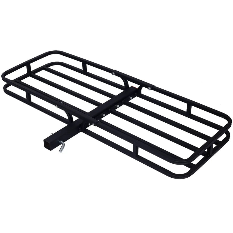 Heavy Duty Steel Hitch Mount Cargo Carrier Rack For SUV, Truck, Car With 2" Receiver - Black by HouseOfZazla