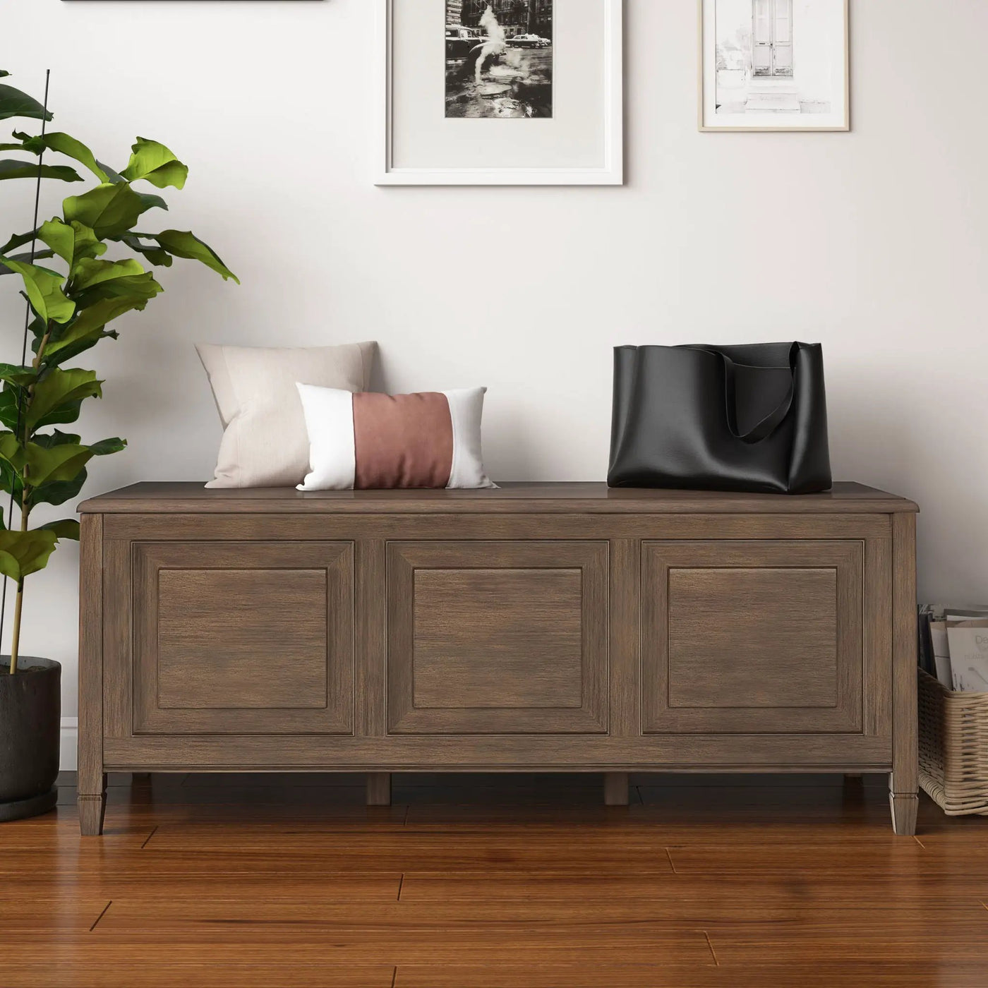 Connaught - Handcrafted Storage Bench Trunk by HouseOfZazla