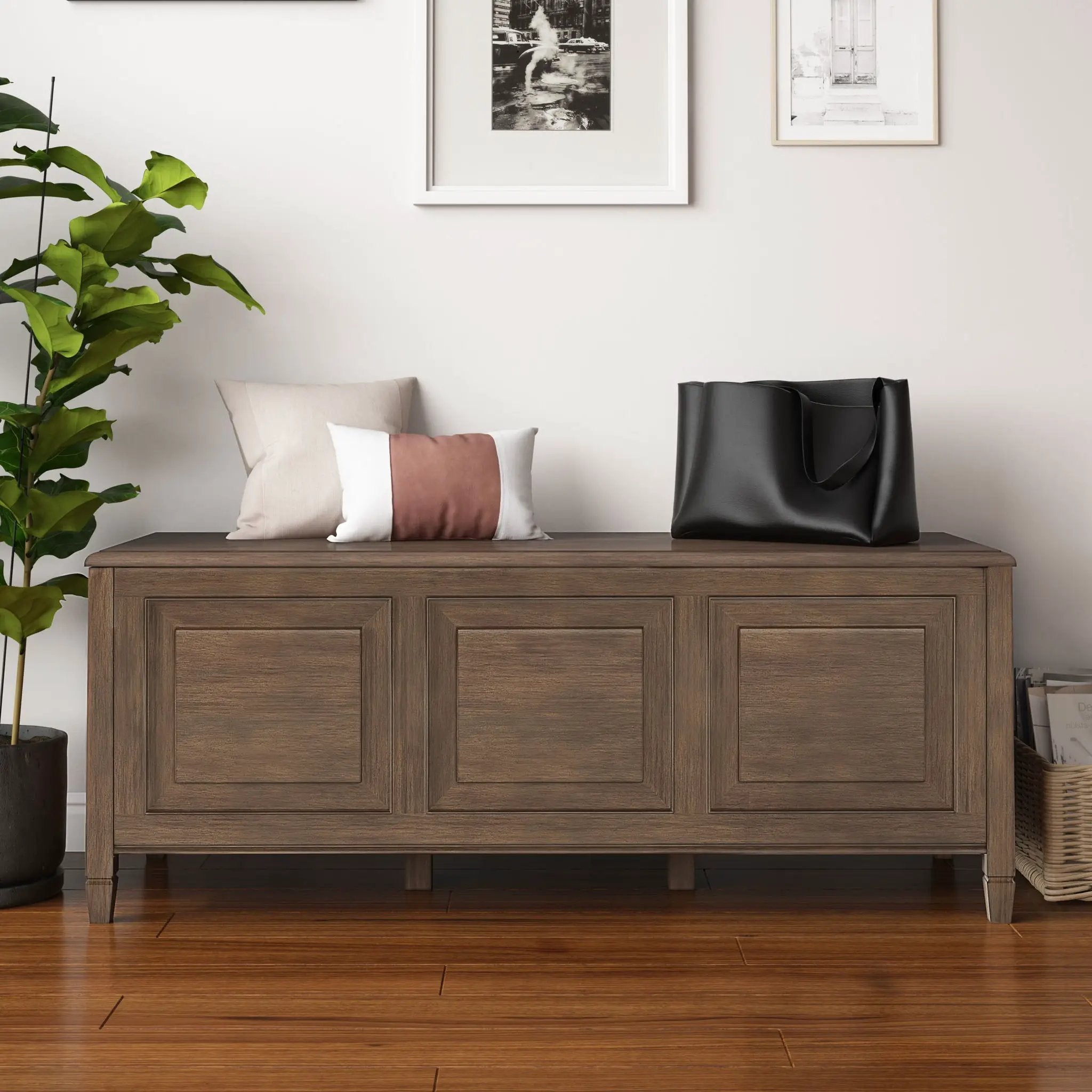 Connaught - Handcrafted Storage Bench Trunk by HouseOfZazla